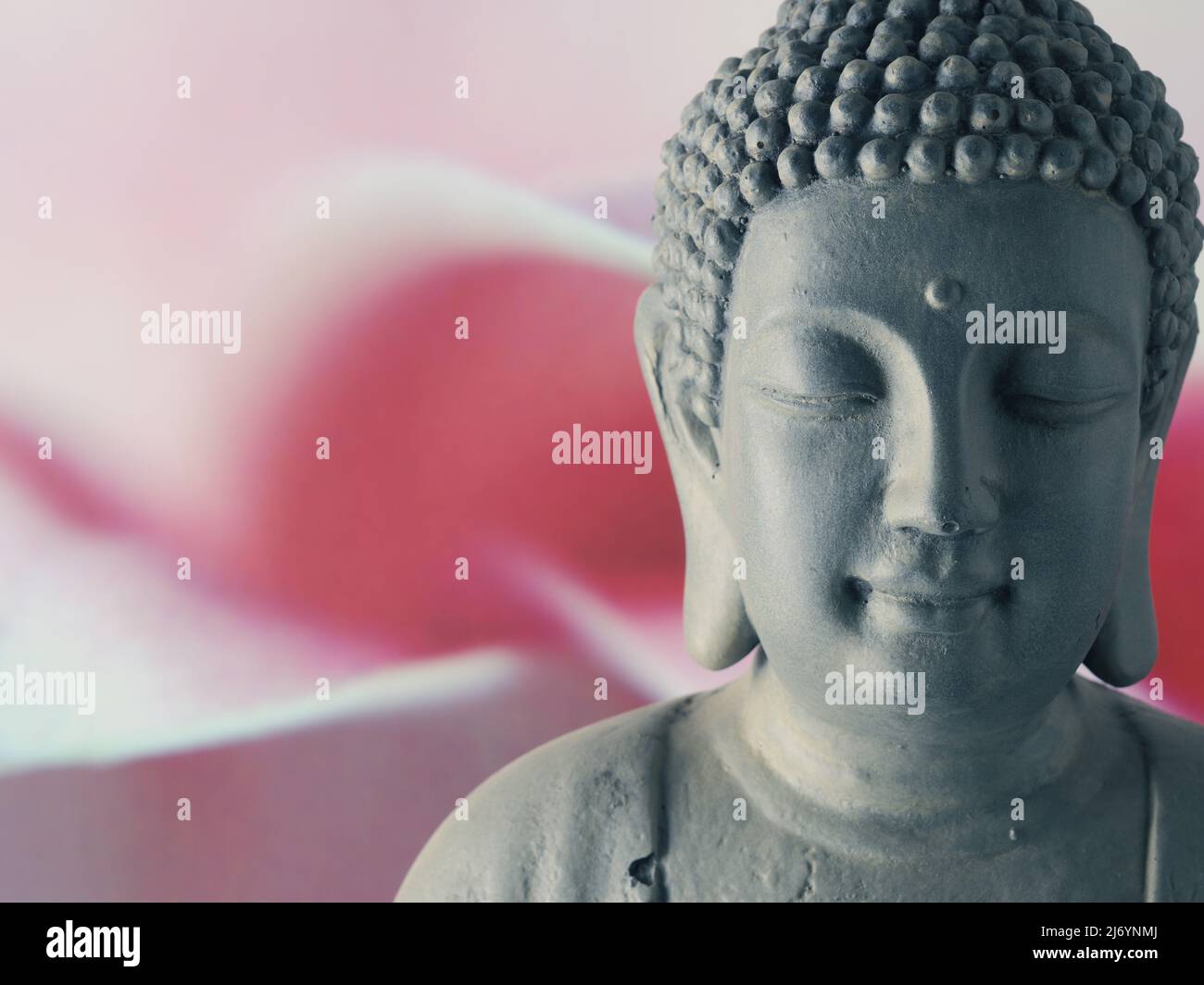 Nahaufnahme einer Buddha-Statue Stockfoto