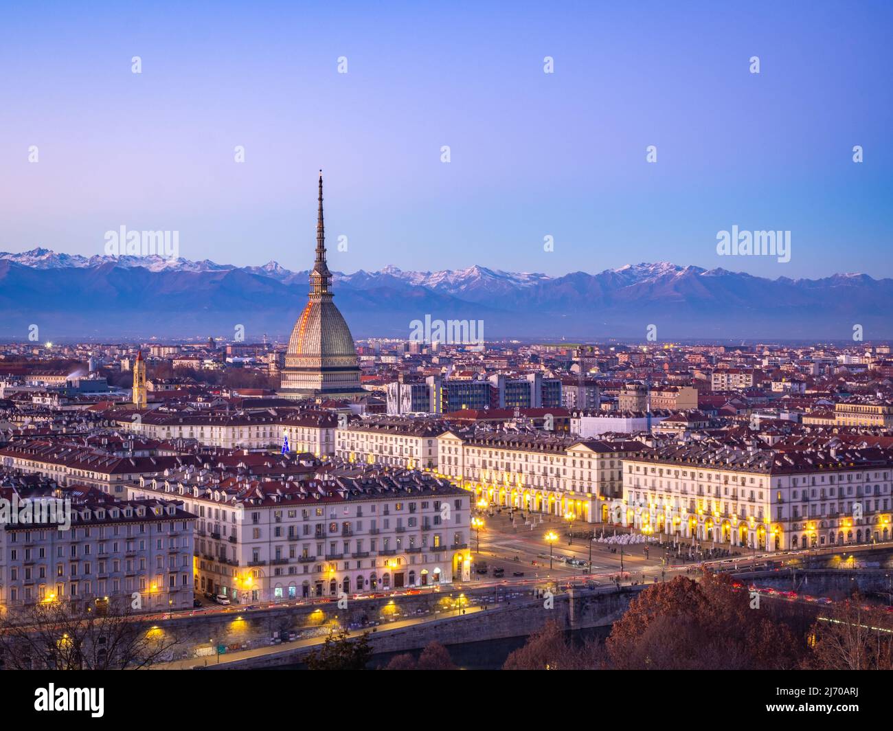 Mole Antonelliana in Turin Stockfoto
