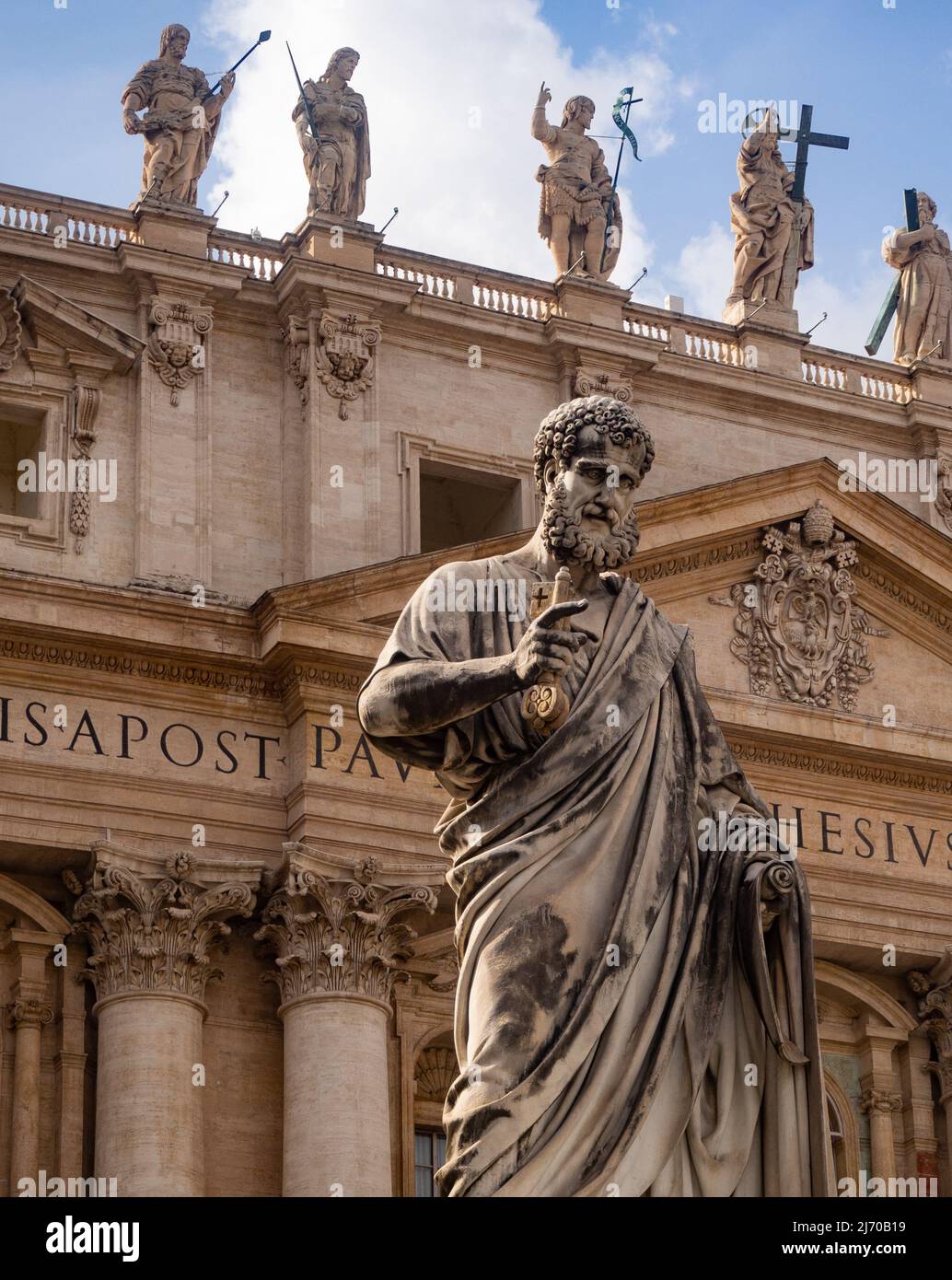 Blick von San Pietro, Rom Stockfoto