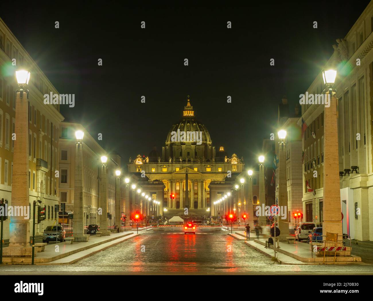 Basilica di San Pietro, Roma Stockfoto