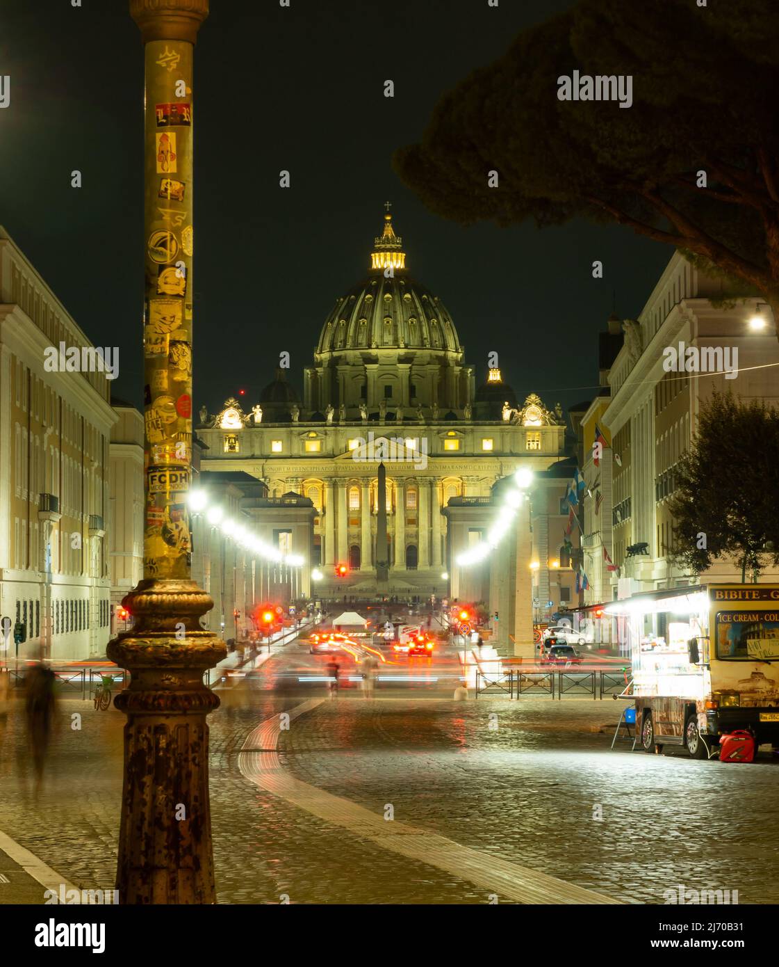 Basilica di San Pietro, Roma Stockfoto