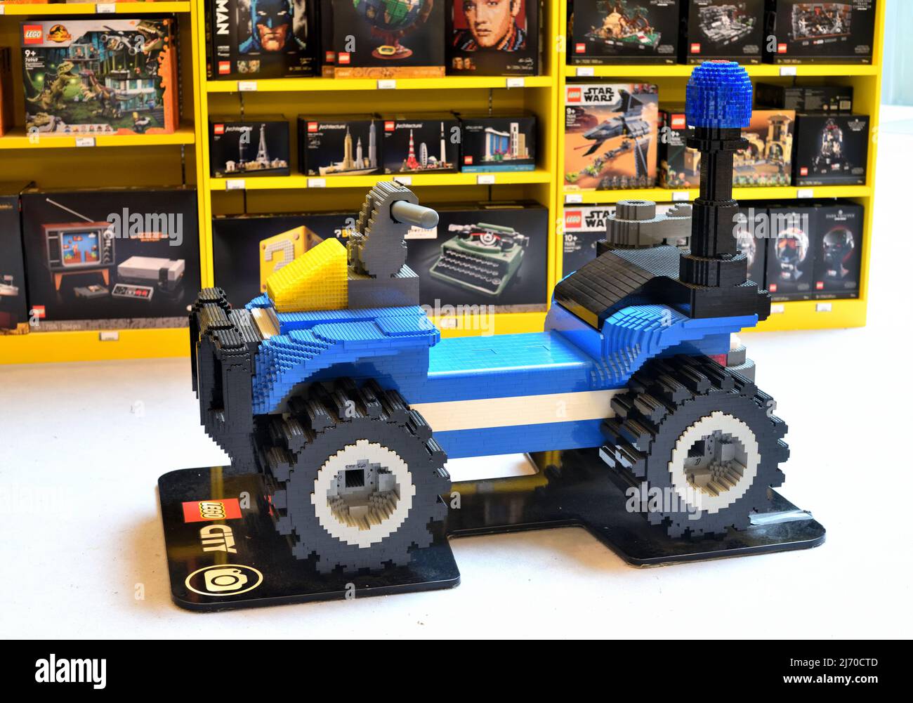 LEGO Block von ATV Quad Bike Buggy Stockfoto