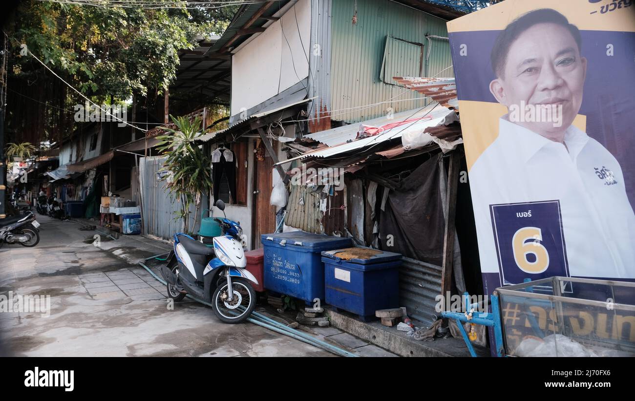 Asoke Road Asok Montri Road aka Soi Sukhumvit 21 Klong Toey Bangkok Thailand Stockfoto