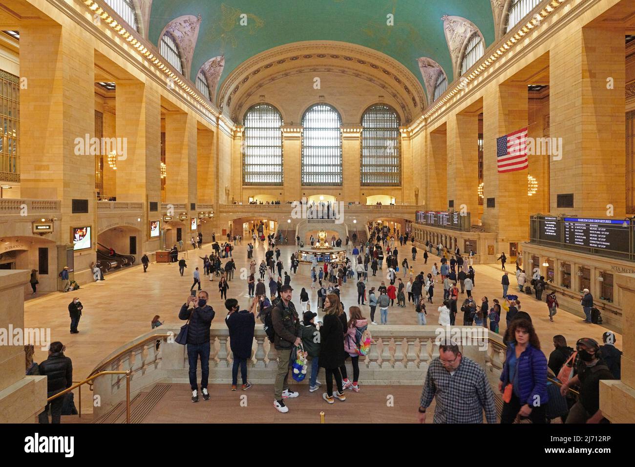 Innenräume der weltberühmten Grand Central Station Hall in Manhattan, New York City Stockfoto