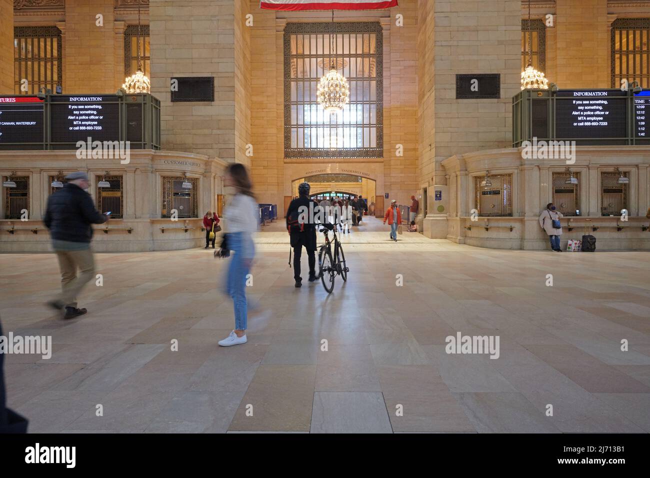 Innenräume der weltberühmten Grand Central Station Hall in Manhattan, New York City Stockfoto