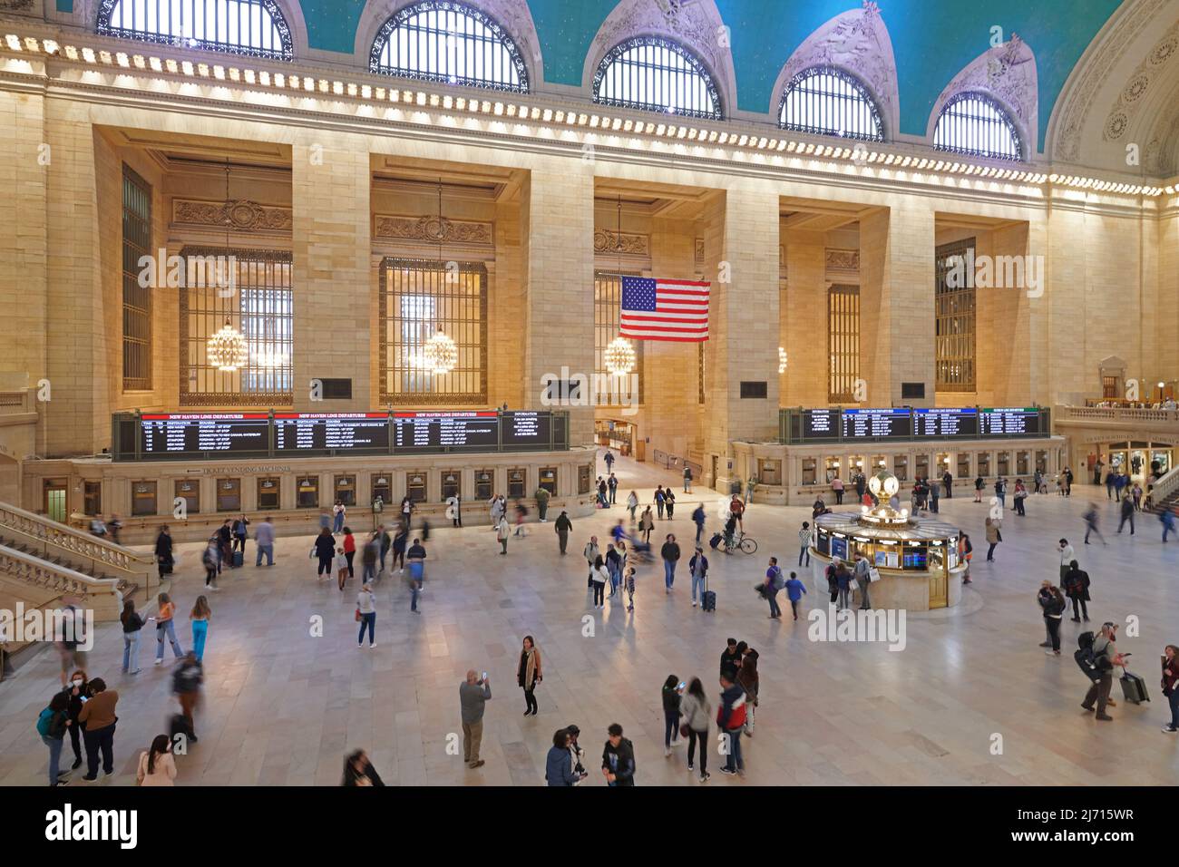 Innenräume der weltberühmten Grand Central Station Hall in Manhattan, New York City Stockfoto