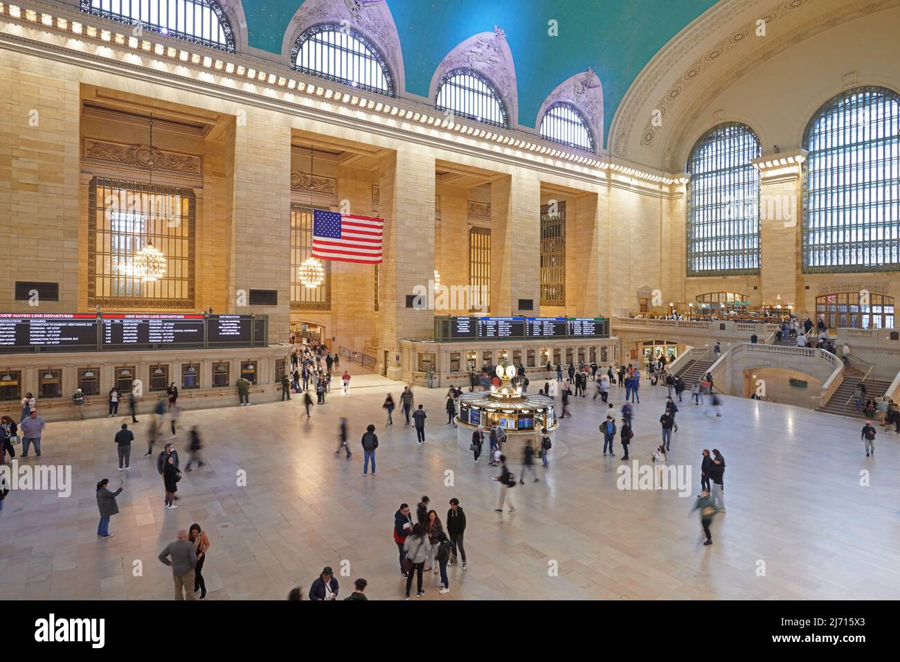 Innenräume der weltberühmten Grand Central Station Hall in Manhattan, New York City Stockfoto