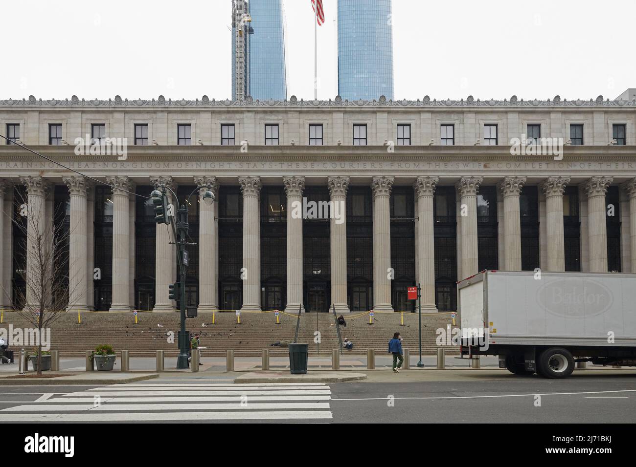 Daniel Patrick Moynihan Train Hall Teil der Penn Station in der Nähe des Madison Square Garden Stockfoto