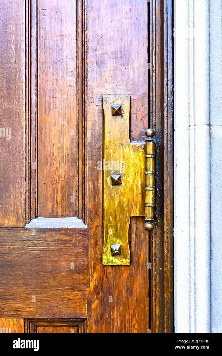 Scharnier im Kolonialstil Stockfoto