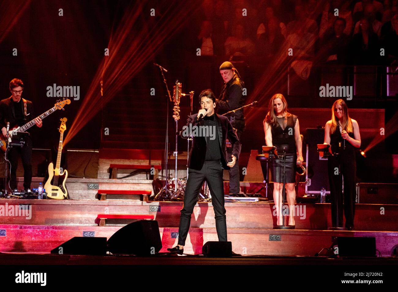 2022-05-02 20:29:24 02-05-2022, Amsterdam, Niederlande: Yves Berendse gab ein großes Konzert im Concertgebouw in Amsterdam. ANP / Dutch Height / Patrick Harderwijk niederlande Out - belgien Out Stockfoto