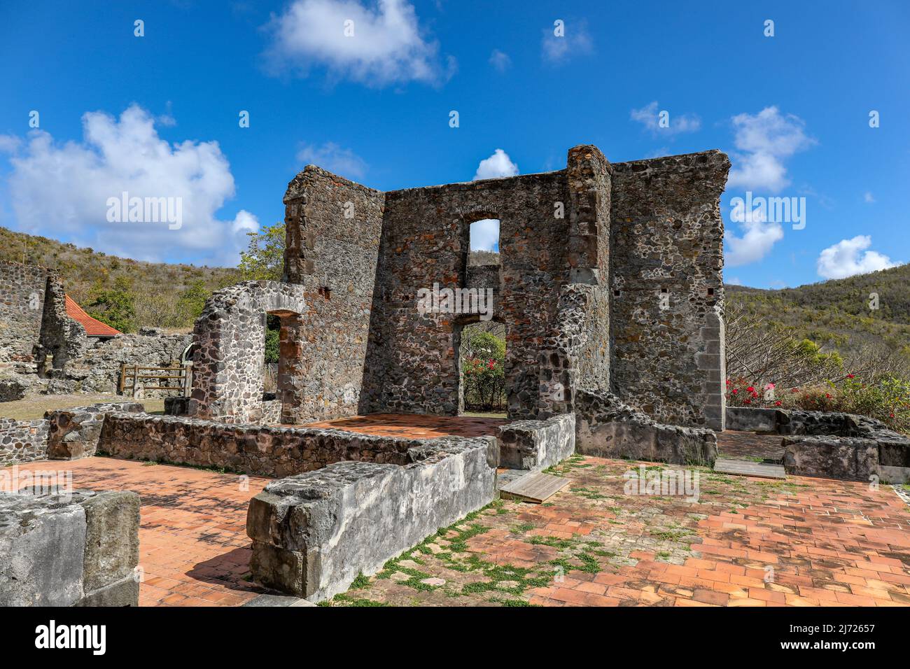 Schloss Dubuc auf der Halbinsel Caravelle - Trinite, Martinique, Französische Antillen Stockfoto