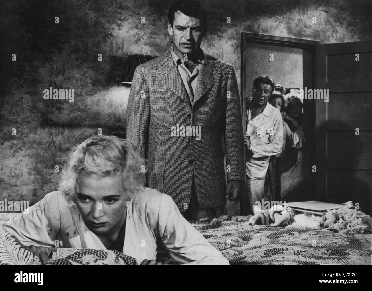 „Wicked Woman“ mit Beverly Michaels und Richard Egan, produziert von Clarence Greene. Regie: Russell Rouse. Eine Edward Small Präsentation. Veröffentlicht durch United Artists. 1. Januar 1953. Stockfoto