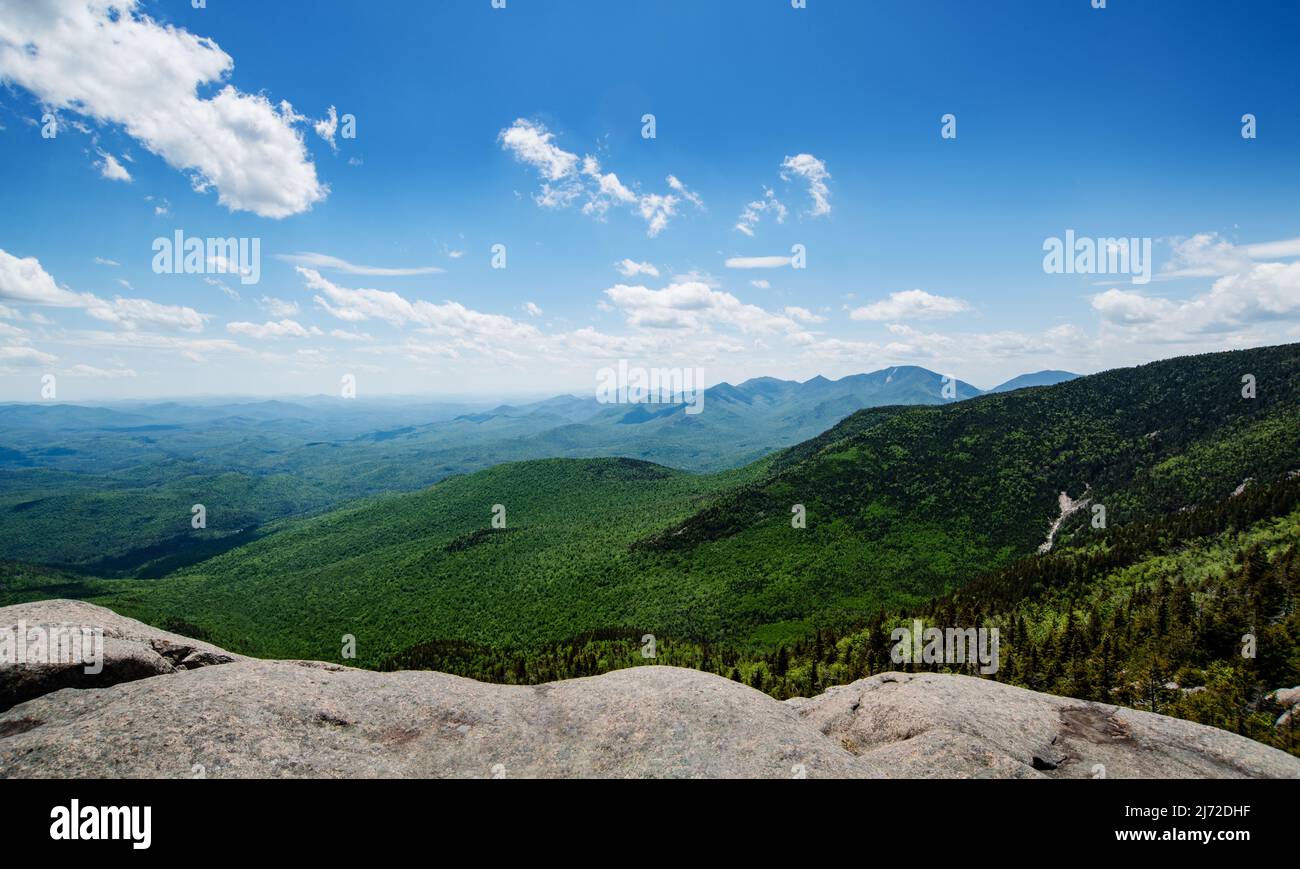 Blick von den Adirondacks hohen Gipfeln, New York State Stockfoto