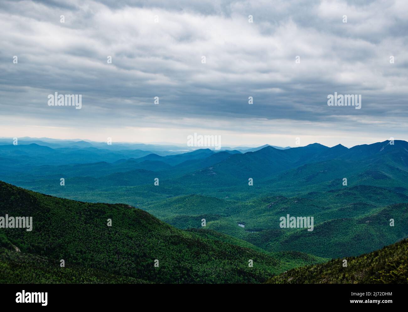 Blick von den Adirondacks hohen Gipfeln, New York State Stockfoto