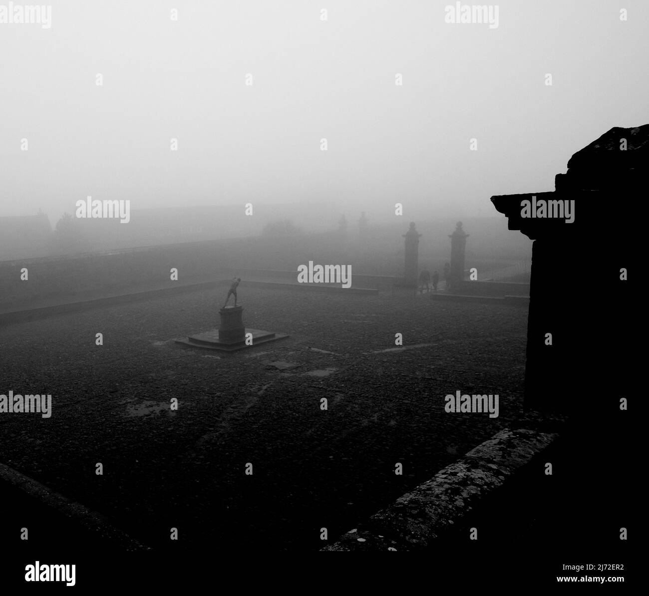 Cholmley House in the Fog, Whitby Stockfoto