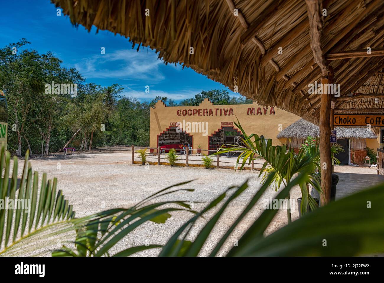 Mayan Culture Shop Stockfoto