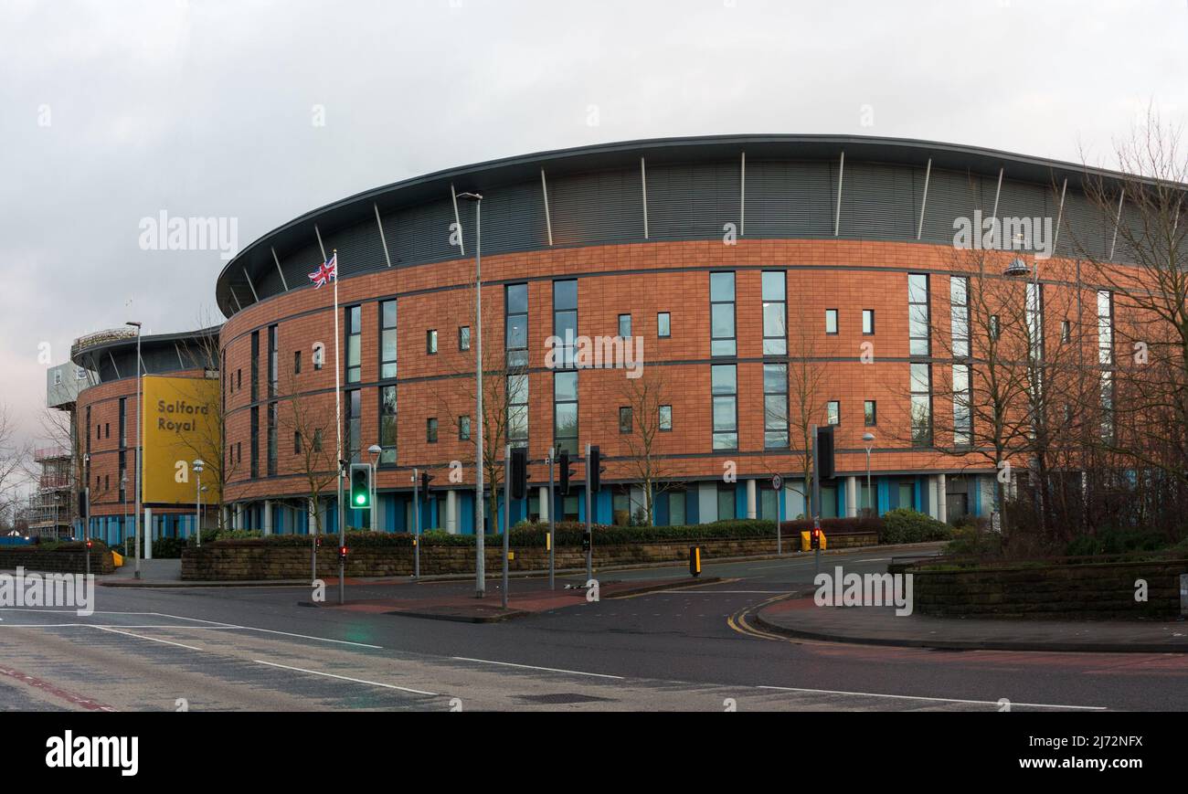 Salford Royal Hospital, Pendleton, Salford Stockfoto
