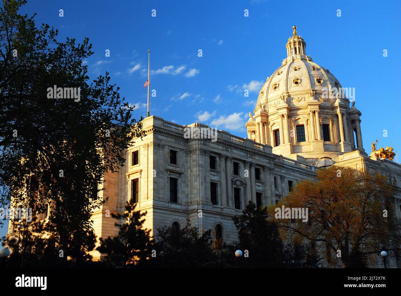 Die Minnesota State Capitol ist die Heimat der Politik und Regierung des Staates in St. Paul Stockfoto