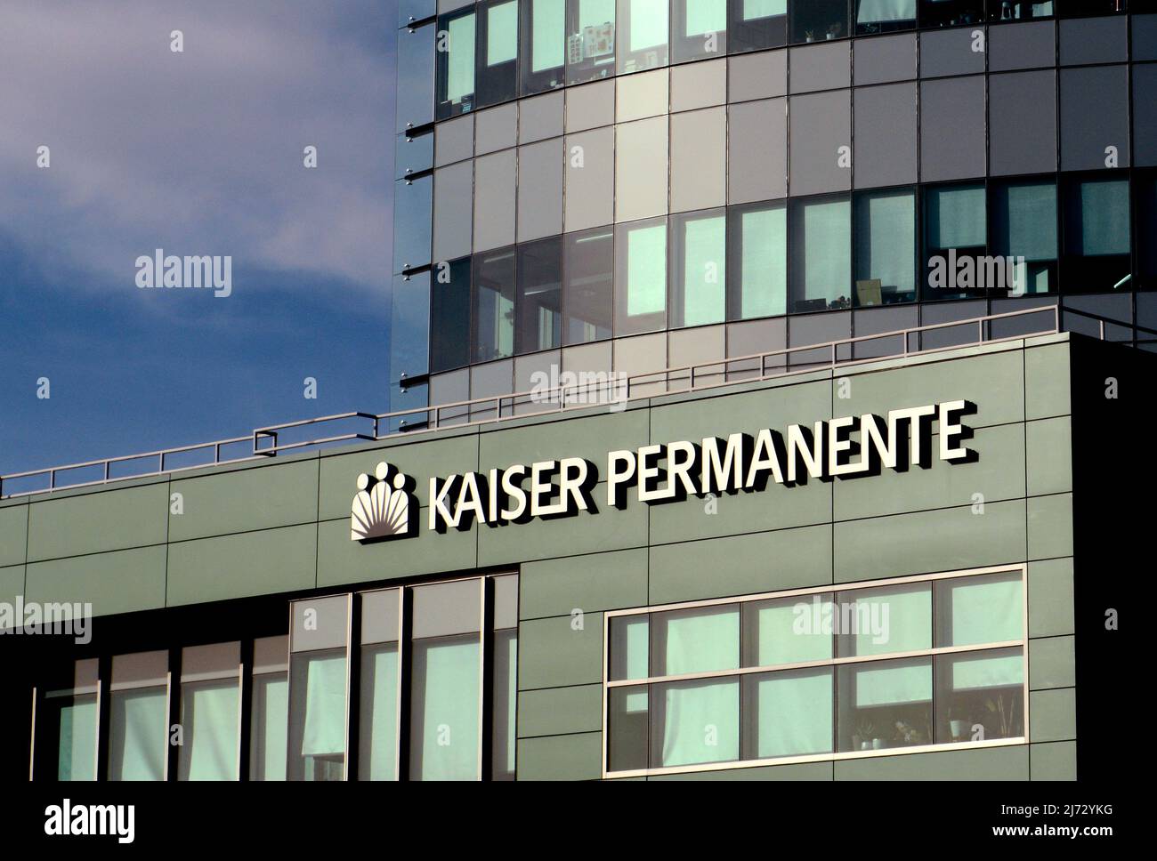 Ein Büro und Krankenhaus von Kaiser permanente in San Francisco, Kalifornien. Stockfoto