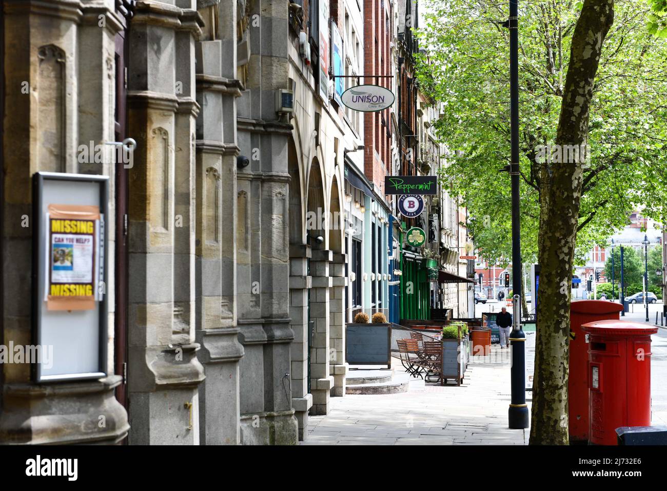 Swansea, 9. Juni 2019 Swansea bestand Bilder. Allgemeine Ansicht der Wind Street Stockfoto