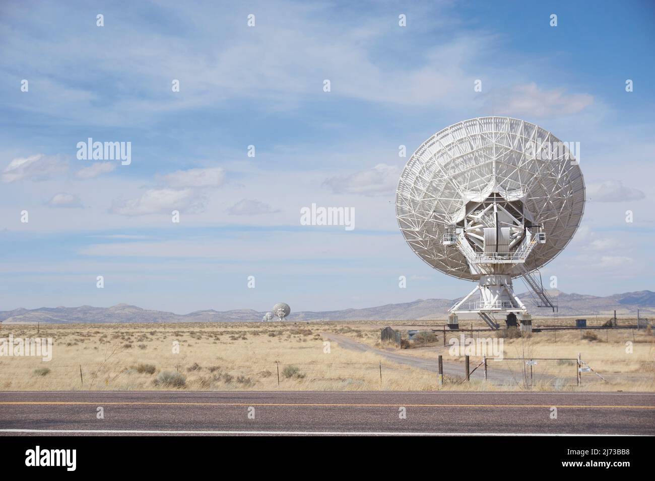 Karl G Jansky VLA (Very Large Array)-Observatorium im Socorro County, New Mexico. Stockfoto