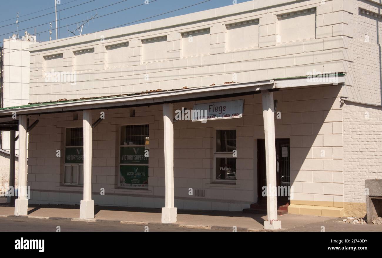 Alte Verwaltungsgebäude, Blantyre, Malawi, Afrika. Die erste Mission und Kolonialverwaltung Malawis wurde in Blantyre von einem Kollegium gegründet Stockfoto