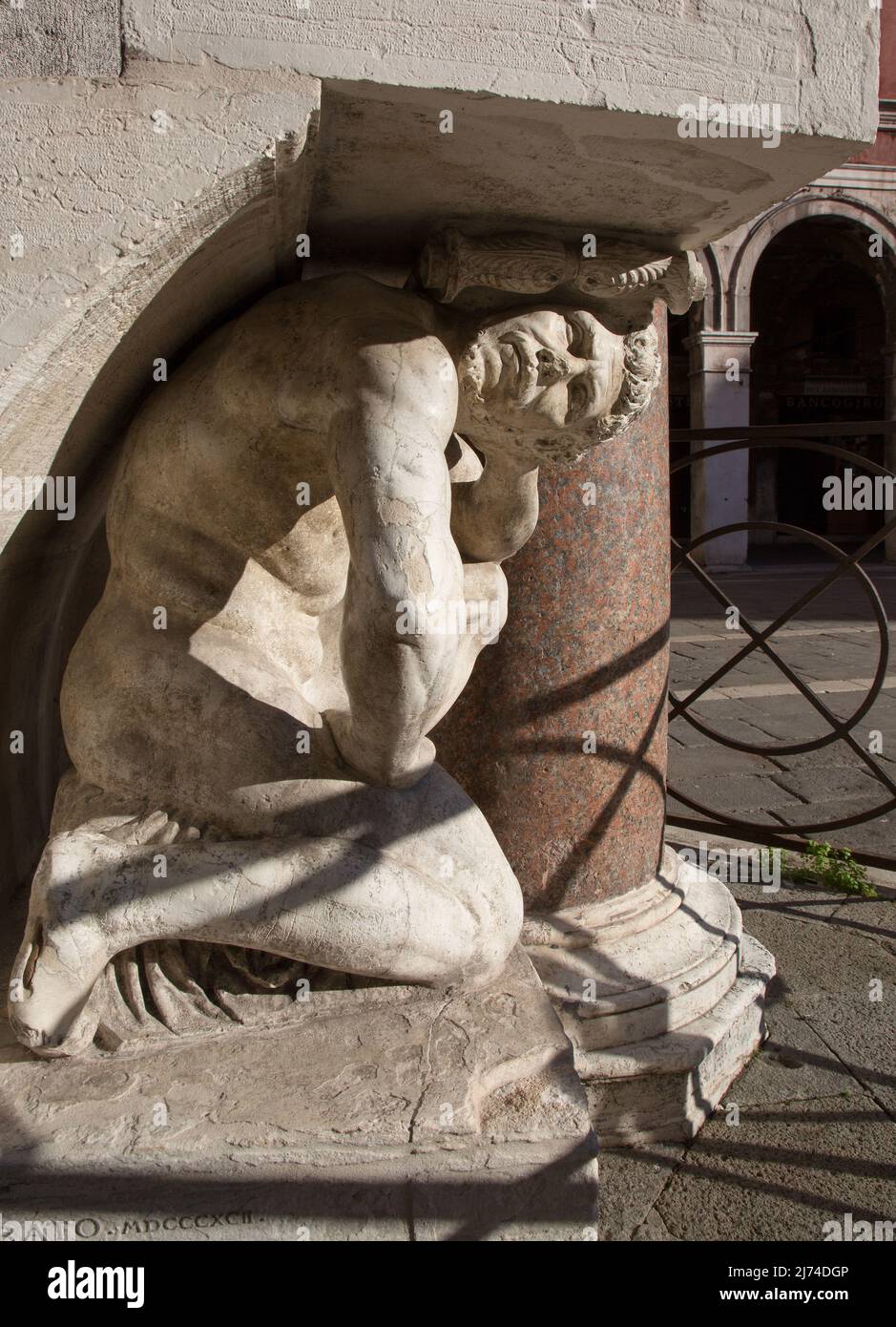 Italien Venedig Colonna del Bando am Campo San di Rialto 435