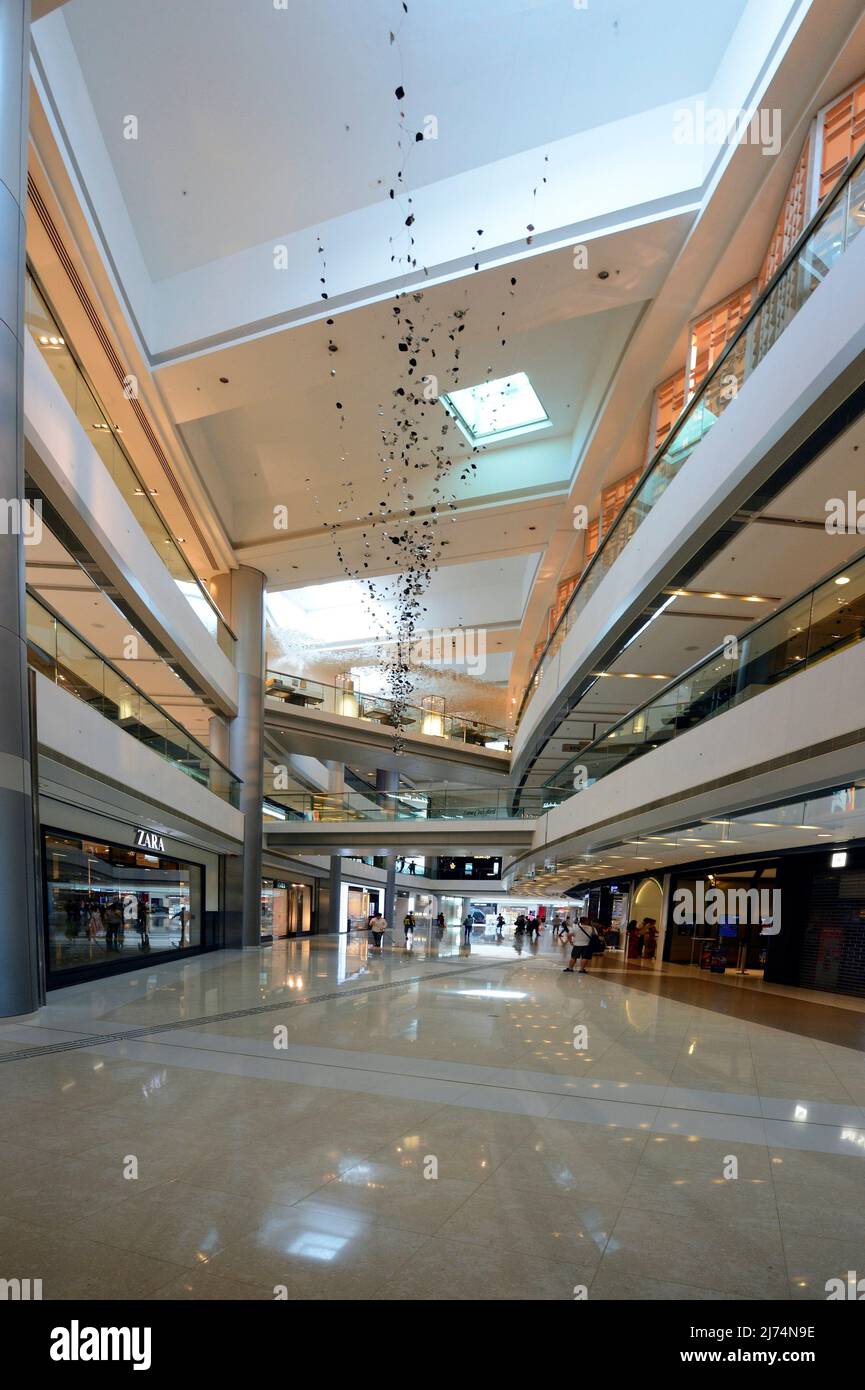 Luxus-Einkaufszentrum des International Finance Center, IFC, Central, Hongkong Island, China, Hongkong Stockfoto