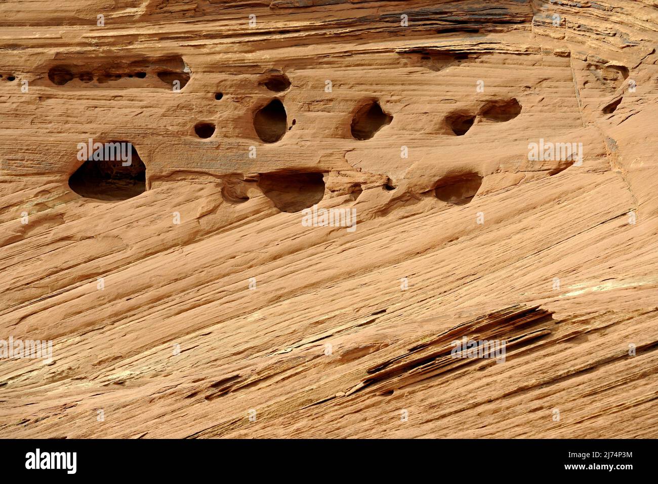 Sandsteinformation im Mystery Valley, USA, Arizona Stockfoto
