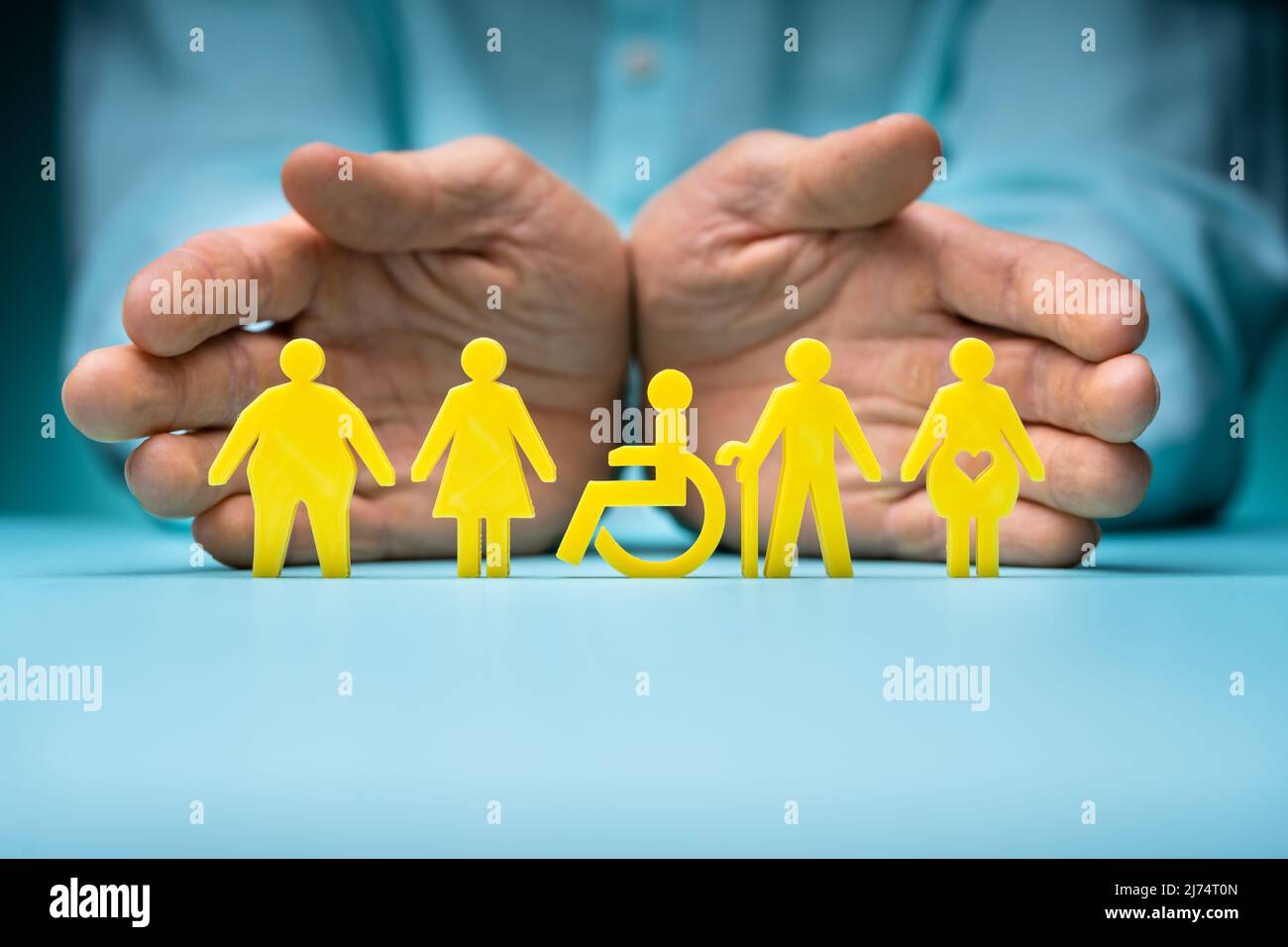 Vielfalt Und Integration Am Arbeitsplatz. Inklusive Miete Und Versicherung Stockfoto