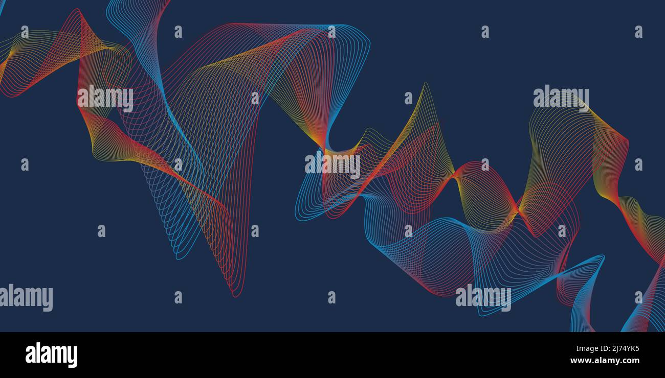 Vektor abstrakt farbige Linie Kunst Hintergrund, Illustration geeignet für Backdrop.brochure und Flyer Hintergrund mit Kopierraum. Stock Vektor