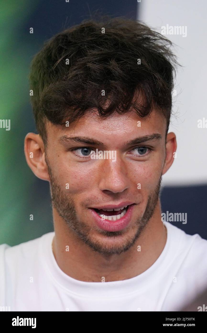 Miami International Autodrome, Miami, USA am 5. Mai 2022 Pierre Gasly 10 (FRA), Scuderia AlphaTauri AT03 während der FORMEL 1 CRYPTO.COM MIAMI GRAND PRIX 2022, Eleanor Hoad Stockfoto