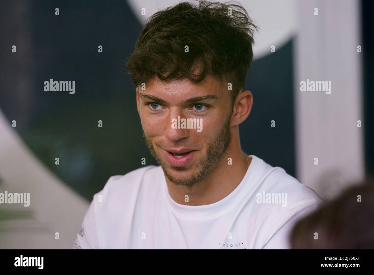 Miami International Autodrome, Miami, USA am 5. Mai 2022 Pierre Gasly 10 (FRA), Scuderia AlphaTauri AT03 während der FORMEL 1 CRYPTO.COM MIAMI GRAND PRIX 2022, Eleanor Hoad Stockfoto
