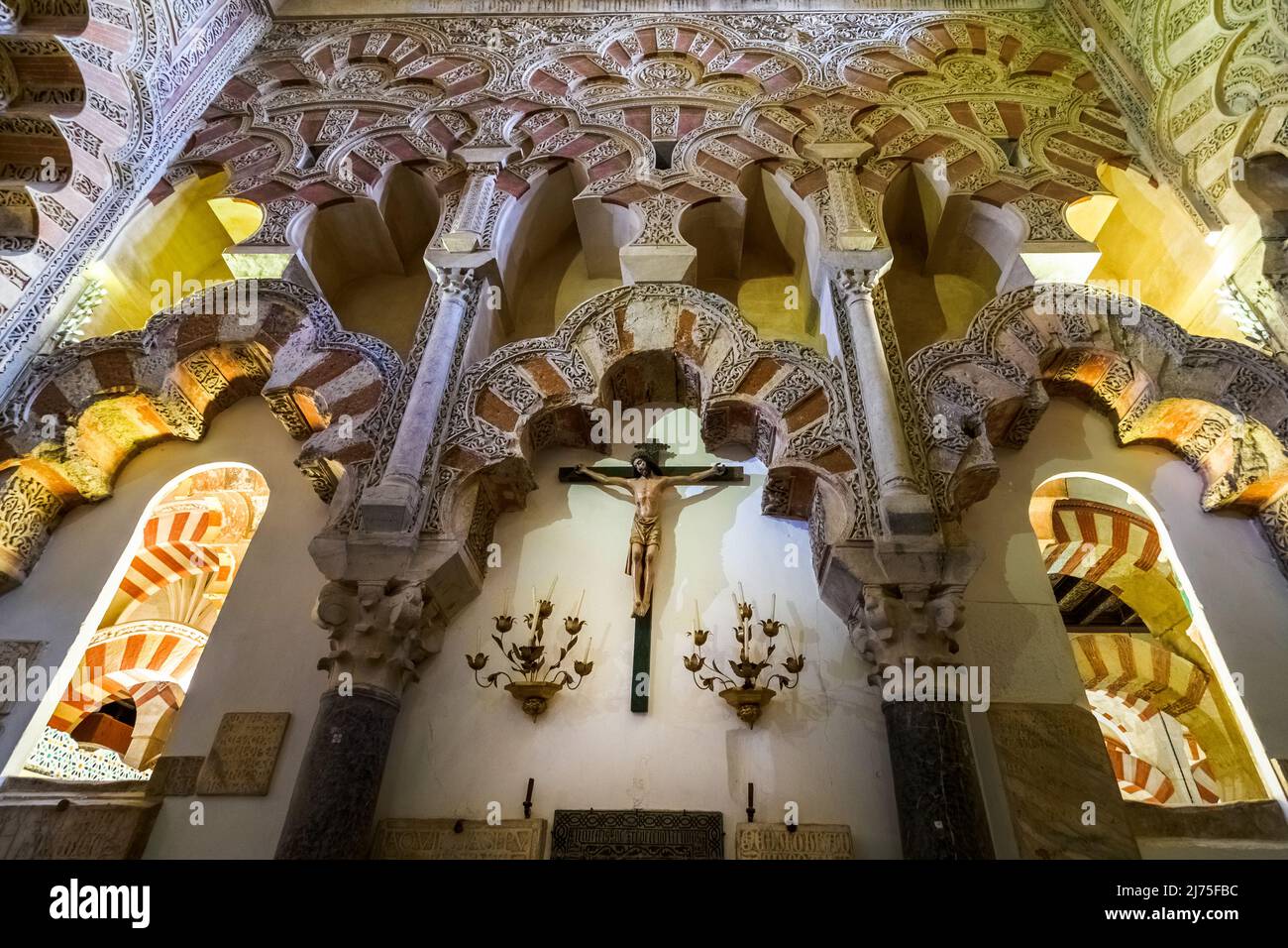 Kapelle von Villaviciosa (Capilla de Villaviciosa) in der Mezquita-Kathedrale (große Moschee von Cordoba) - Cordoba, Spanien Stockfoto