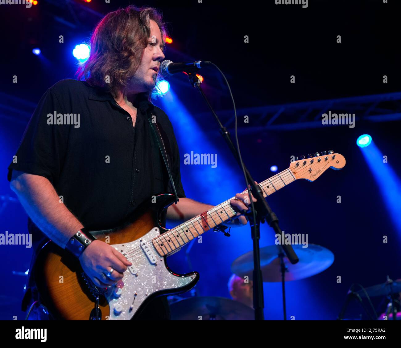 David holt auf der Bühne im Konzert Stockfoto