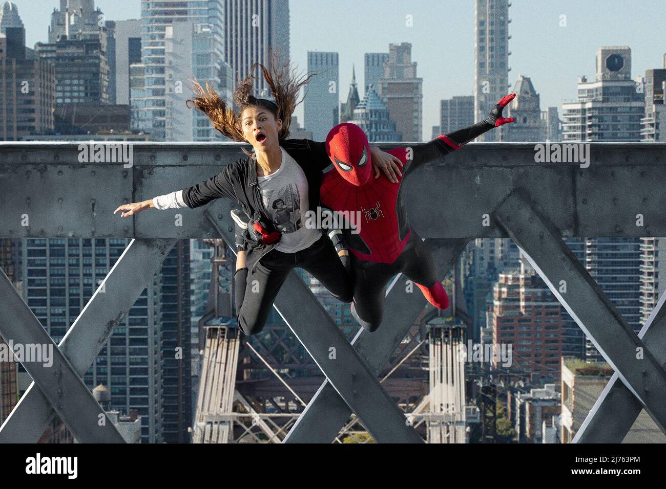 Spider-man: No Way Home: Tom Holland als Peter Parker Stockfoto