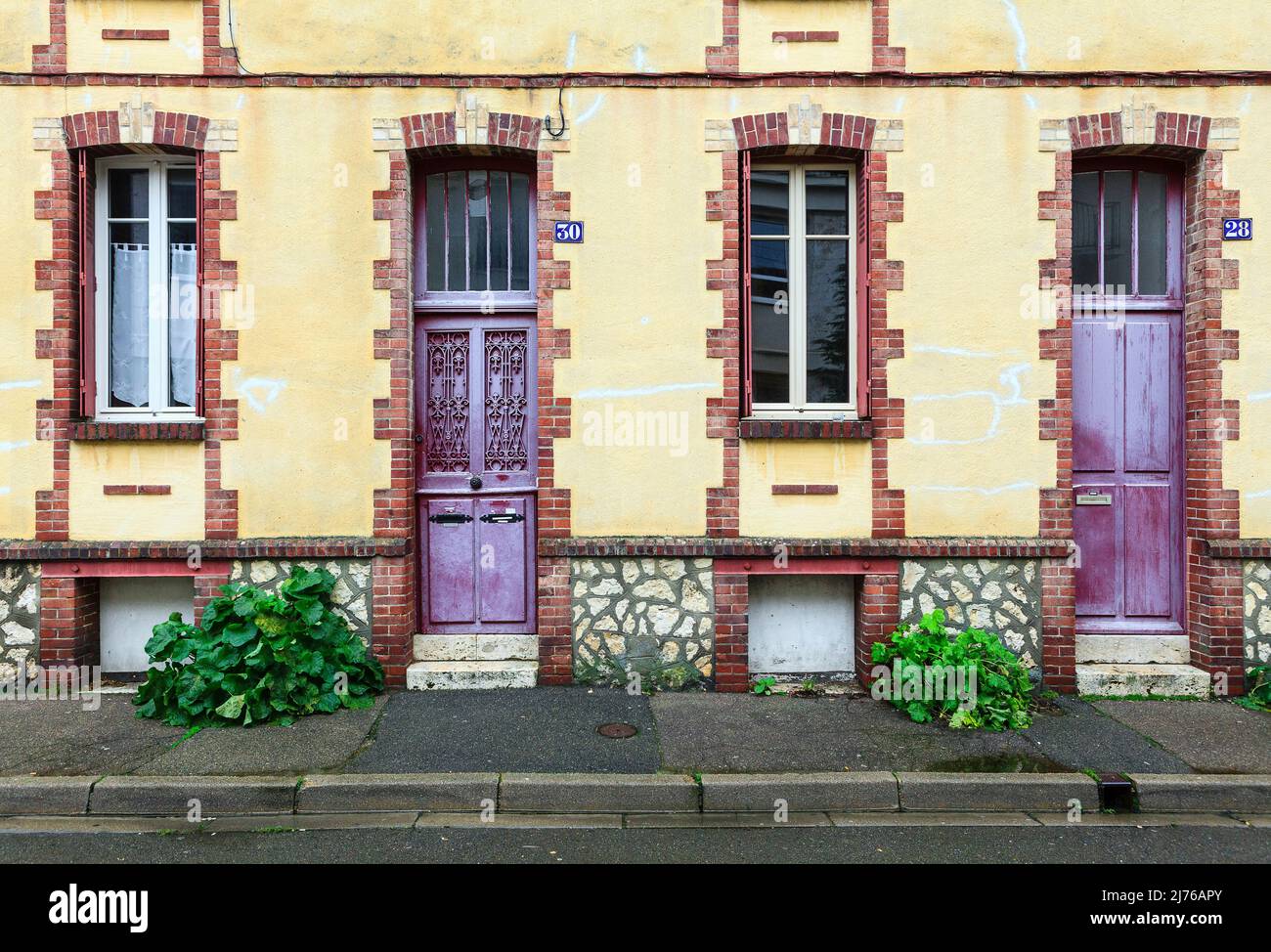Wohnhaus in Chartres, Departement Eure-et-Loir, Frankreich Stockfoto