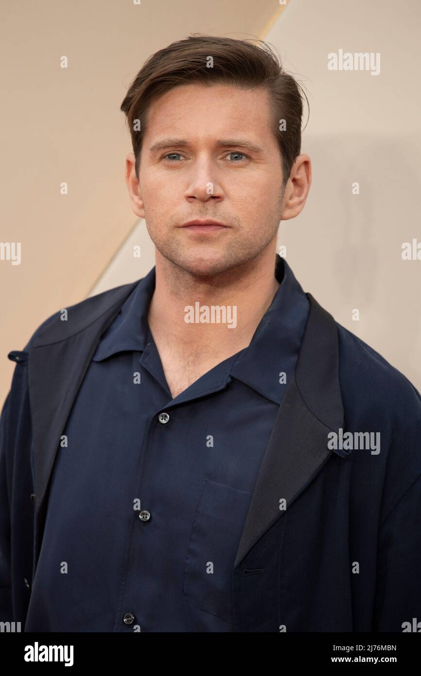 Allen Leech nimmt am 25. April 2022 an der Weltpremiere von „Downtown Abbey: A New Era“ auf dem Cineworld Leicester Square in London, England, Teil. Stockfoto