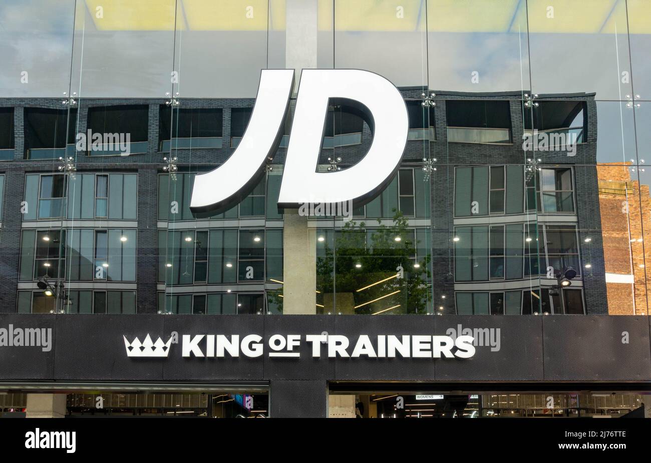 JD King of Sporers, ein Sportartikelgeschäft in Liverpool ONE Stockfoto