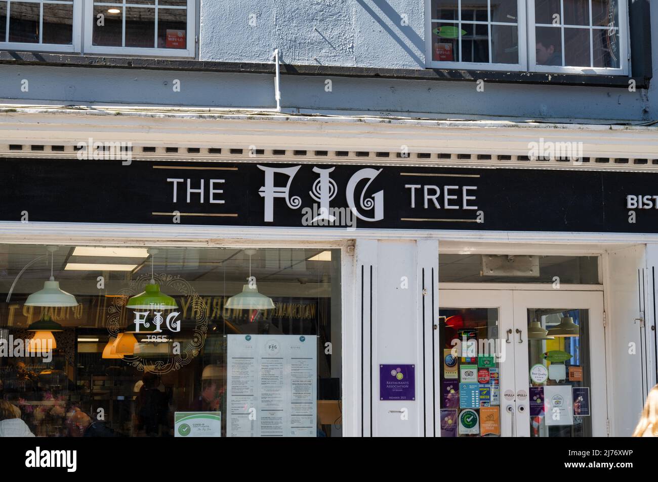 Kilkenny, Irland - 20. April 2022: Das Fig Tree Restaurant in Kilkenny, Irland. Stockfoto