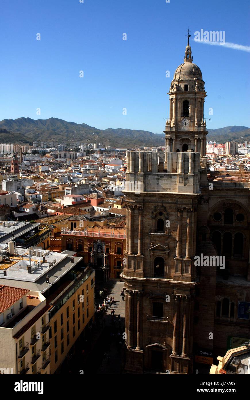 campanario de la catedral de Malaga. foto: © Rosmi Duaso/fototext,BCN. Stockfoto