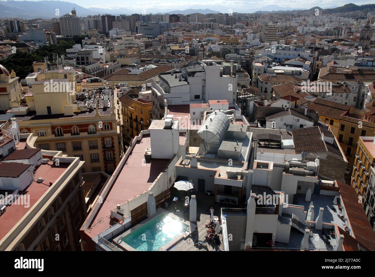 Malaga. foto: © Rosmi Duaso/fototext,BCN. Stockfoto