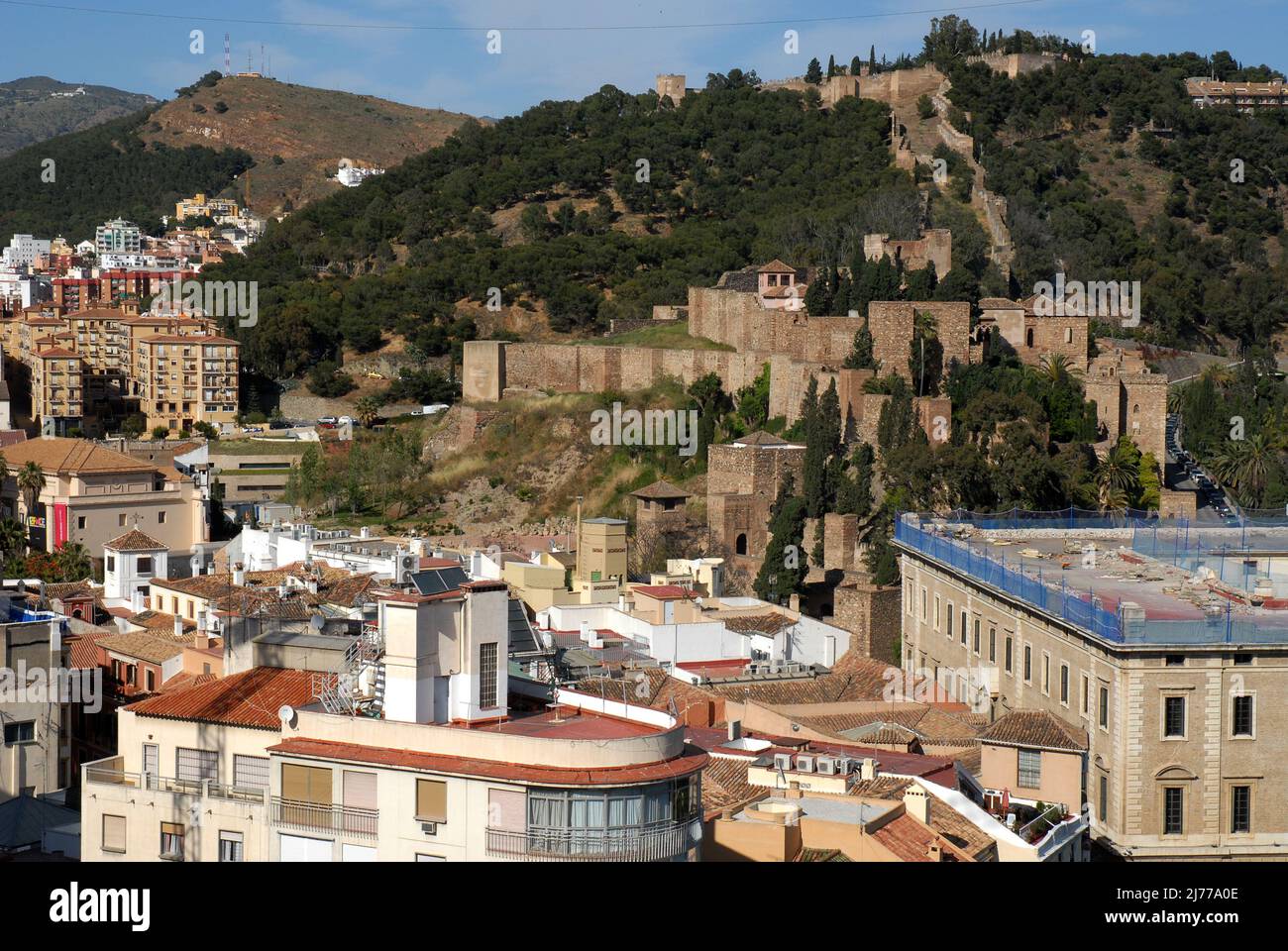 la alacazaba , Malaga foto: © Rosmi Duaso/fototext,BCN. Stockfoto