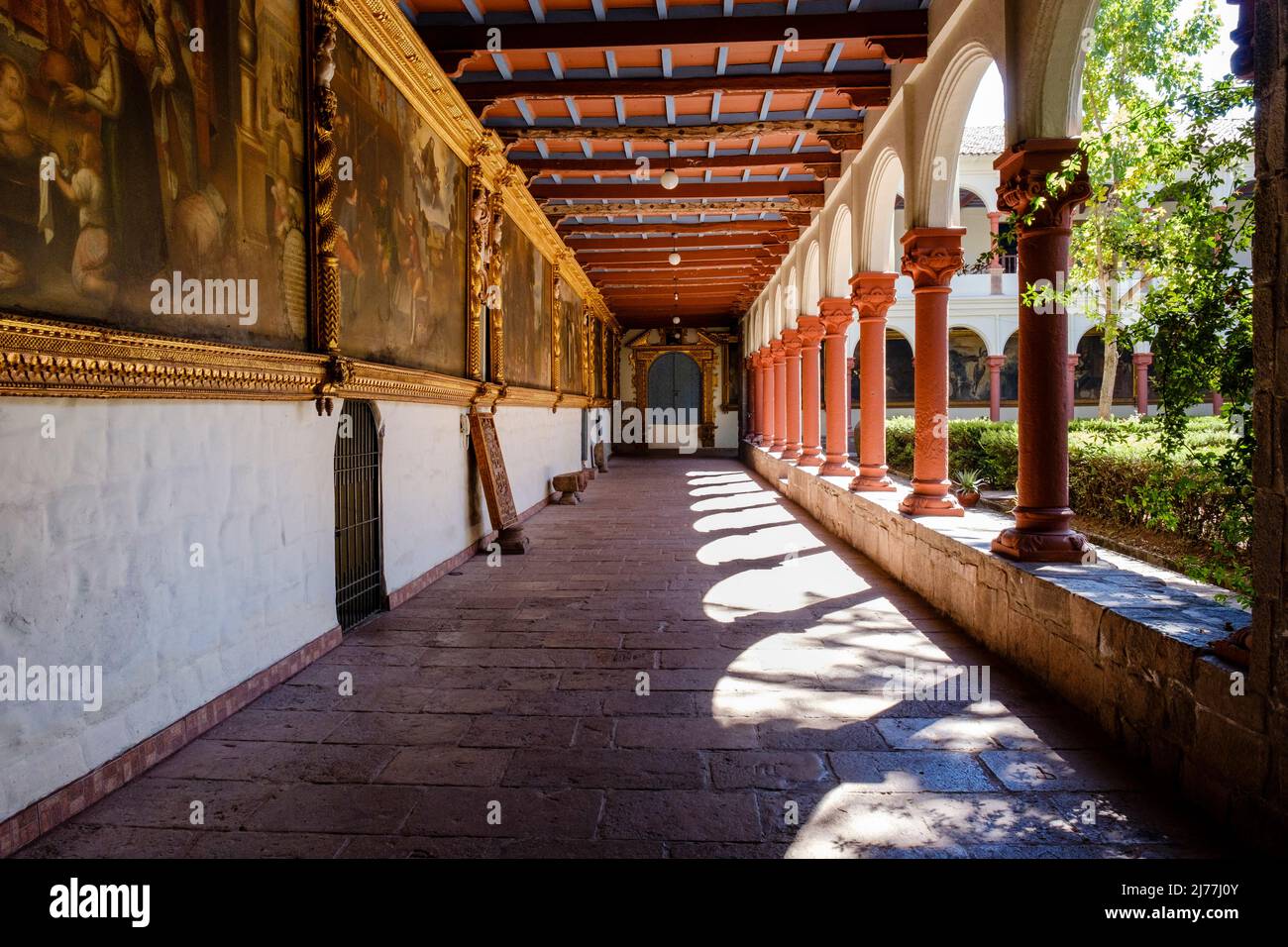 Kloster Iglesia de San Francisco de Asís, Kirche San Francisco de Asis, Stadt Cusco, Cuzco Sacred Valley, Peru Stockfoto