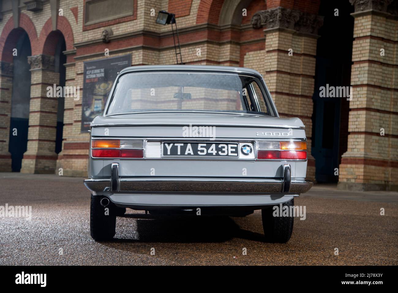 1967 BMW 2000 klassischer deutscher Limousinenwagen Stockfoto