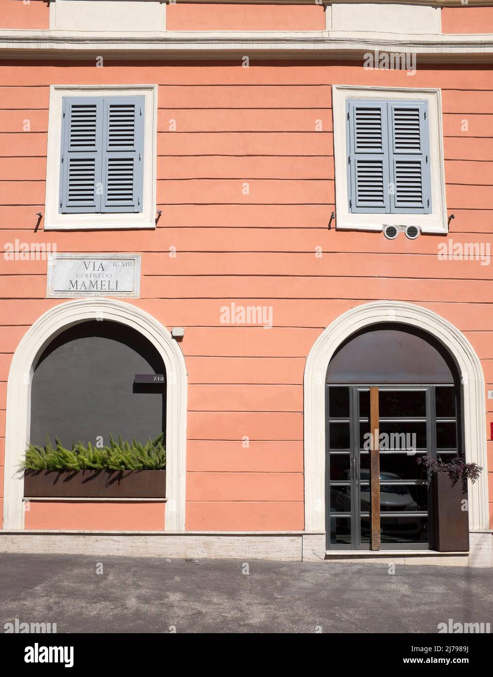 Zia Restaurant Trastevere Rom Italien Stockfoto