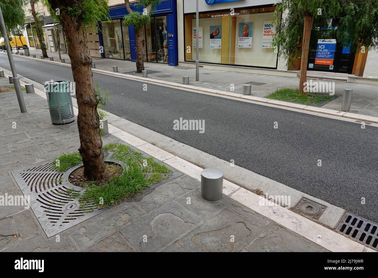 Nizza, Straßengestaltung // Nizza, Street Design Stockfoto