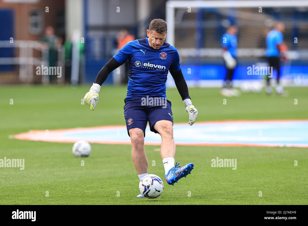 Steve Banks Torwarttrainer des FC Blackpool in Peterborough, Vereinigtes Königreich am 5/7/2022. (Foto von Mark Cosgrove/News Images/Sipa USA) Stockfoto