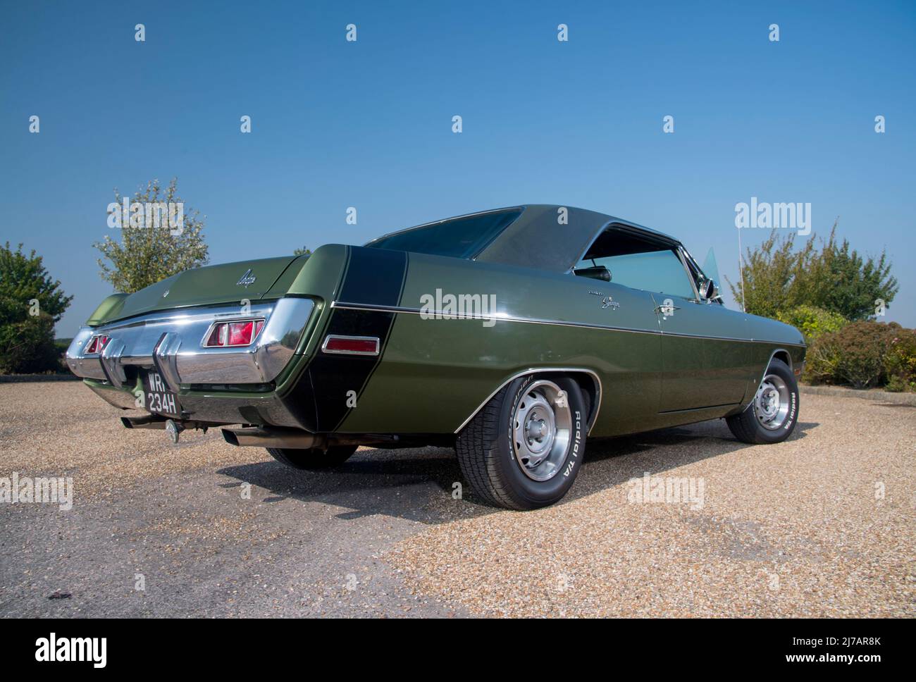 1966 Dodge Dart Swinger amerikanischer Klassiker Muscle Car Stockfoto