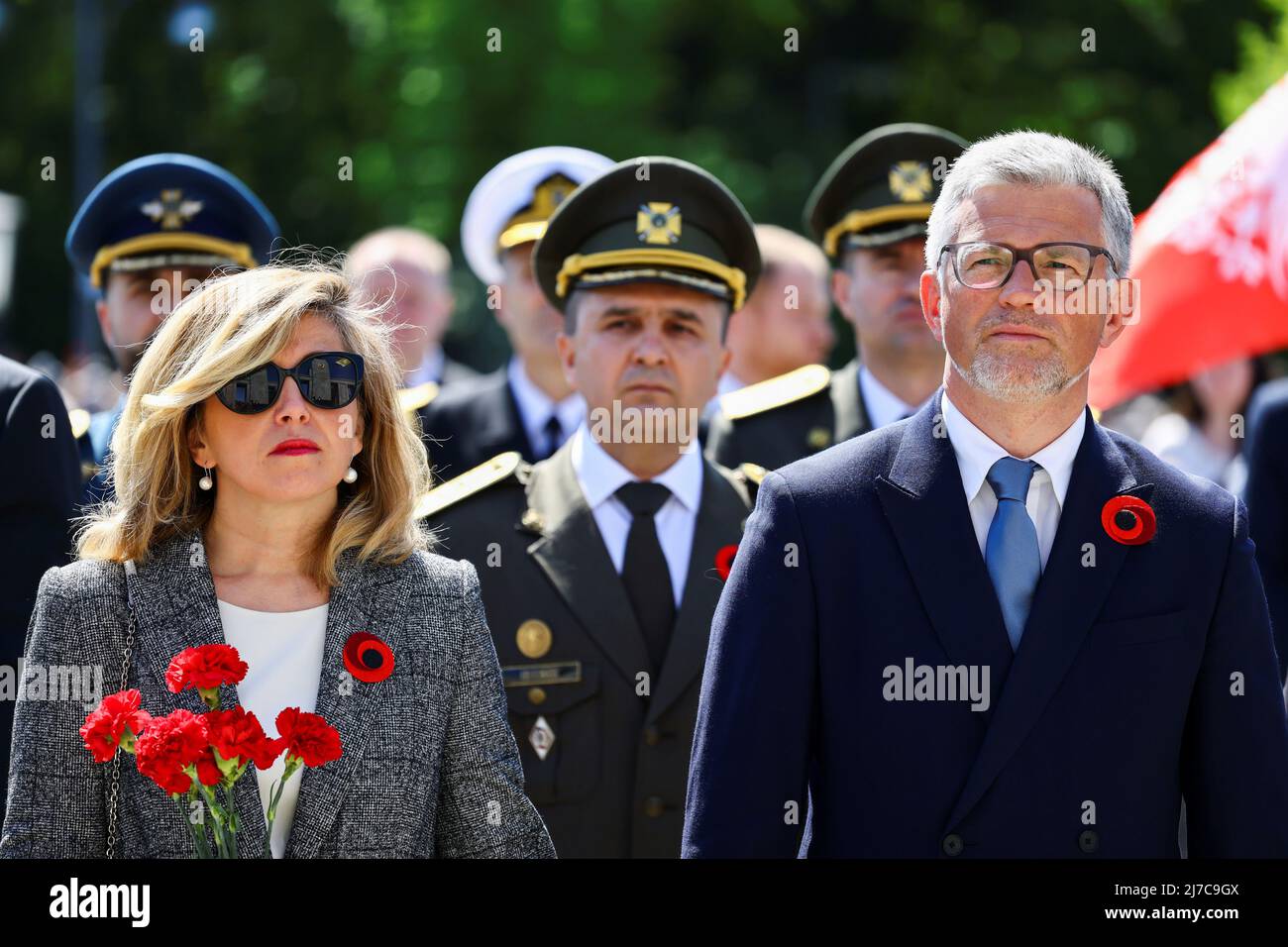 Der ukrainische Botschafter in Deutschland Andrij Melnyk und seine Frau